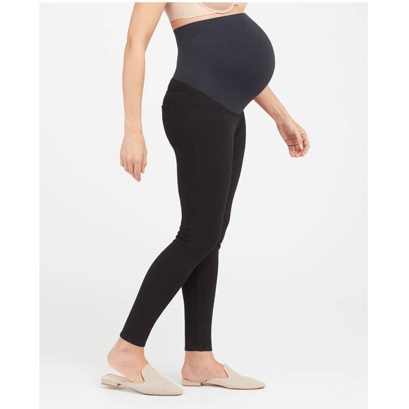 Spanx Maternity Jean-ish Jeggings Leggings NEW Black Small - Picture 2 of 7